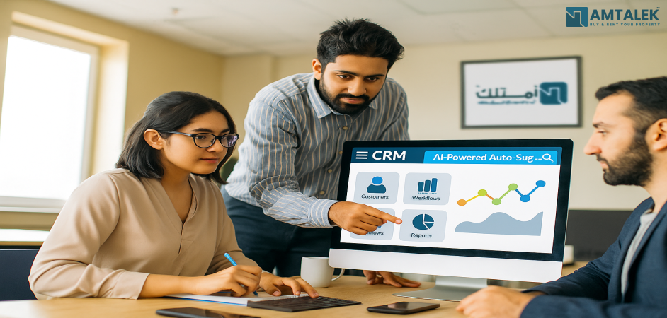 برنامج CRM لإدارة الشركات العقارية بالذكاء الاصطناعي: ثورة "أمتلك" في السوق المصري